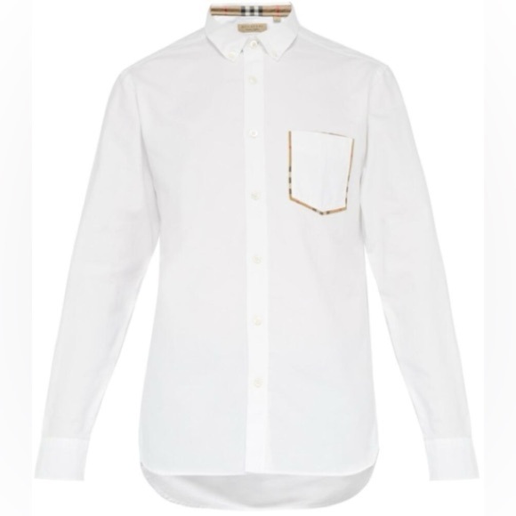 Boys' Burberry Button Down Shirt Size 12 - Picture 8 of 10